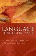 Cover for Language Turned on Itself