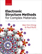 Cover for Electronic Structure Methods for Complex Materials