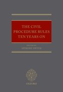 Cover for The Civil Procedure Rules Ten Years On