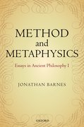 Cover for Method and Metaphysics