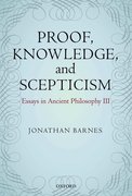 Cover for Proof, Knowledge, and Scepticism
