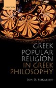 Cover for Greek Popular Religion in Greek Philosophy