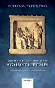 Cover for Commentary on Demosthenes Against Leptines