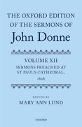Cover for The Oxford Edition of the Sermons of John Donne