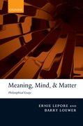 Cover for Meaning, Mind, and Matter