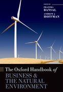 Cover for The Oxford Handbook of Business and the Natural Environment