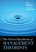 Cover for The Oxford Handbook of Management Theorists