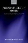 Cover for Philosophers on Music