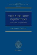 Cover for The Anti-Suit Injunction Updating Supplement
