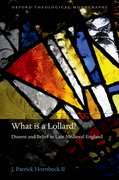 Cover for What is a Lollard?