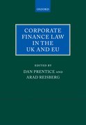 Cover for Corporate Finance Law in the UK and EU