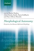Cover for Morphological Autonomy