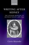 Cover for Writing after Sidney