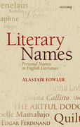 Cover for Literary Names