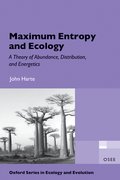 Cover for Maximum Entropy and Ecology