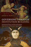 Cover for Governing through Institution Building