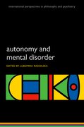Cover for Autonomy and Mental Disorder