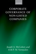 Cover for Corporate Governance of Non-Listed Companies