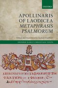 Cover for Apollinaris of Laodicea <i>Metaphrasis Psalmorum</i>