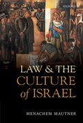 Cover for Law and the Culture of Israel