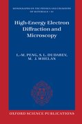 Cover for High Energy Electron Diffraction and Microscopy