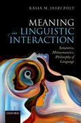 Cover for Meaning in Linguistic Interaction