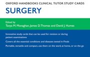 Cover for Oxford Handbooks Clinical Tutor Study Cards: Surgery