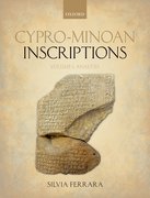 Cover for Cypro-Minoan Inscriptions