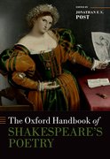Cover for The Oxford Handbook of Shakespeare's Poetry - 9780199607747