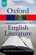 Cover for The Concise Oxford Companion to English Literature