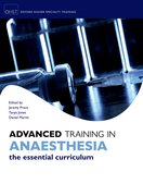 Cover for Advanced Training in Anaesthesia