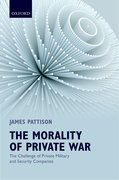 Cover for The Morality of Private War