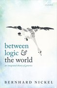 Cover for Between Logic and the World