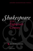 Cover for Shakespeare and the Eighteenth Century