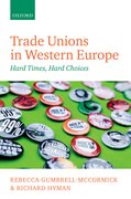 Cover for Trade Unions in Western Europe