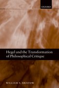 Cover for Hegel and the Transformation of Philosophical Critique