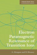 Cover for Electron Paramagnetic Resonance of Transition Ions