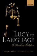 Cover for Lucy to Language - 9780199652594