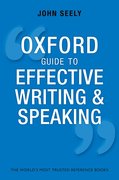 Cover for Oxford Guide to Effective Writing and Speaking