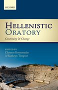 Cover for Hellenistic Oratory