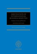 Cover for Arbitration of International Business Disputes