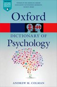 Cover for A Dictionary of Psychology