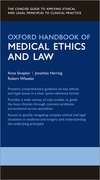 Cover for Oxford Handbook of Medical Ethics and Law - 9780199659425
