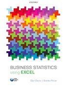 Cover for Business Statistics Using Excel