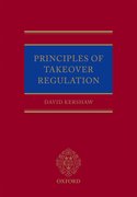 Cover for Principles of Takeover Regulation
