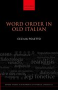 Cover for Word Order in Old Italian