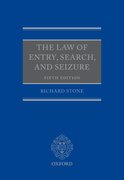 Cover for The Law of Entry, Search, and Seizure