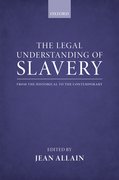 Cover for The Legal Understanding of Slavery
