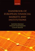 Cover for Handbook of European Financial Markets and Institutions