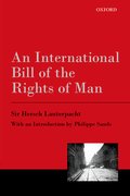 Cover for An International Bill of the Rights of Man